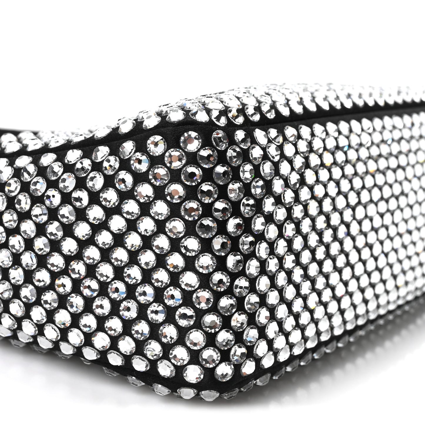 Satin Crystal Mini Re-Edition 2000 Bag Cristal