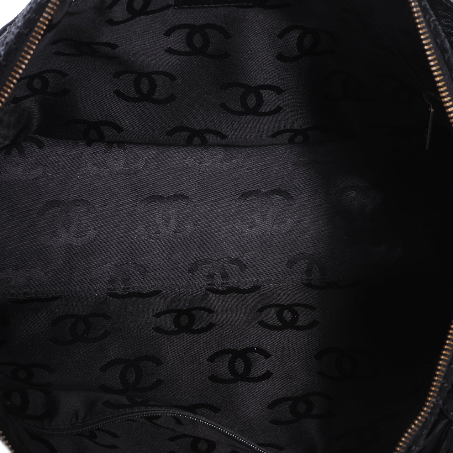 Suede Tassel CC Shoulder Bag Black