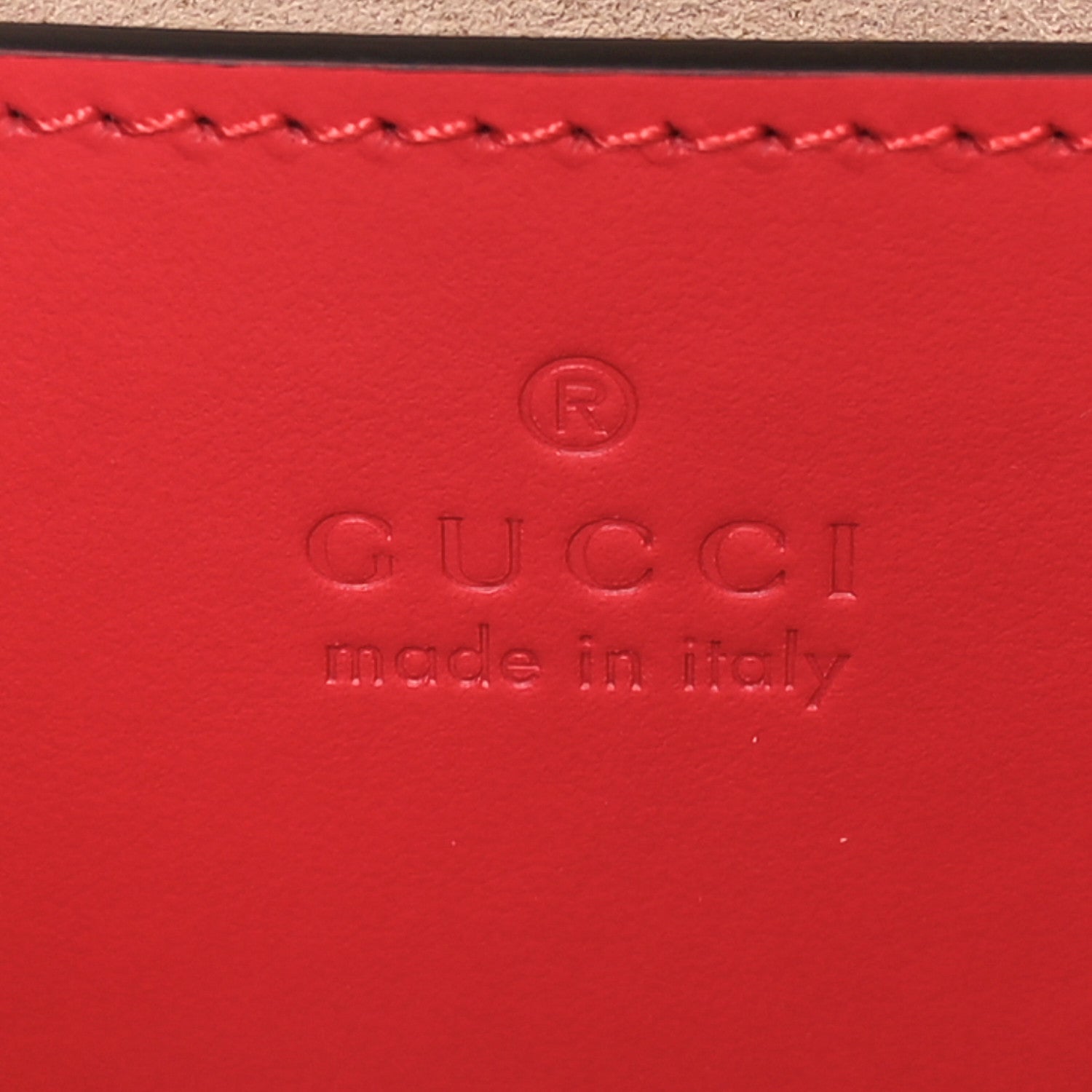 Gucci Calfskin Matelasse Chevron GG Marmont Sling Shoulder Bag Rosso 6 of 10