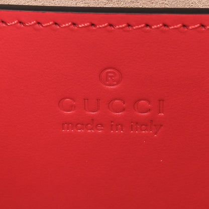 Gucci Calfskin Matelasse Chevron GG Marmont Sling Shoulder Bag Rosso 6 of 10