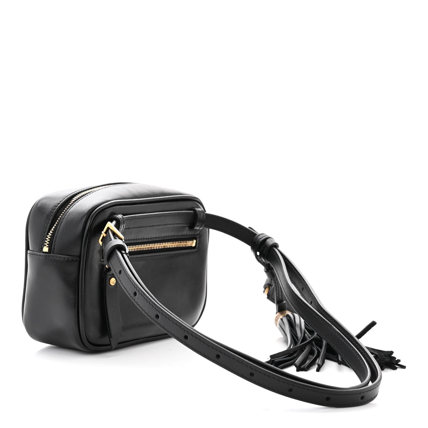 Saint Laurent Calfskin Matelasse Monogram Lou Belt Bag Black 3 of 10