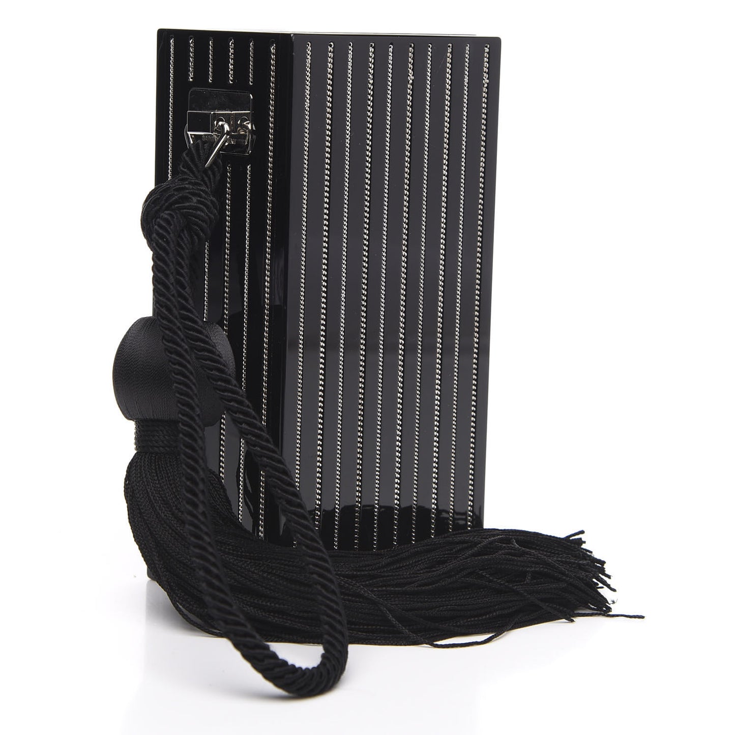 Acrylic Metal Miniadure Logo Match Box Black