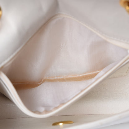 Chanel Lambskin Quilted Small Single Flap White 9 of 15