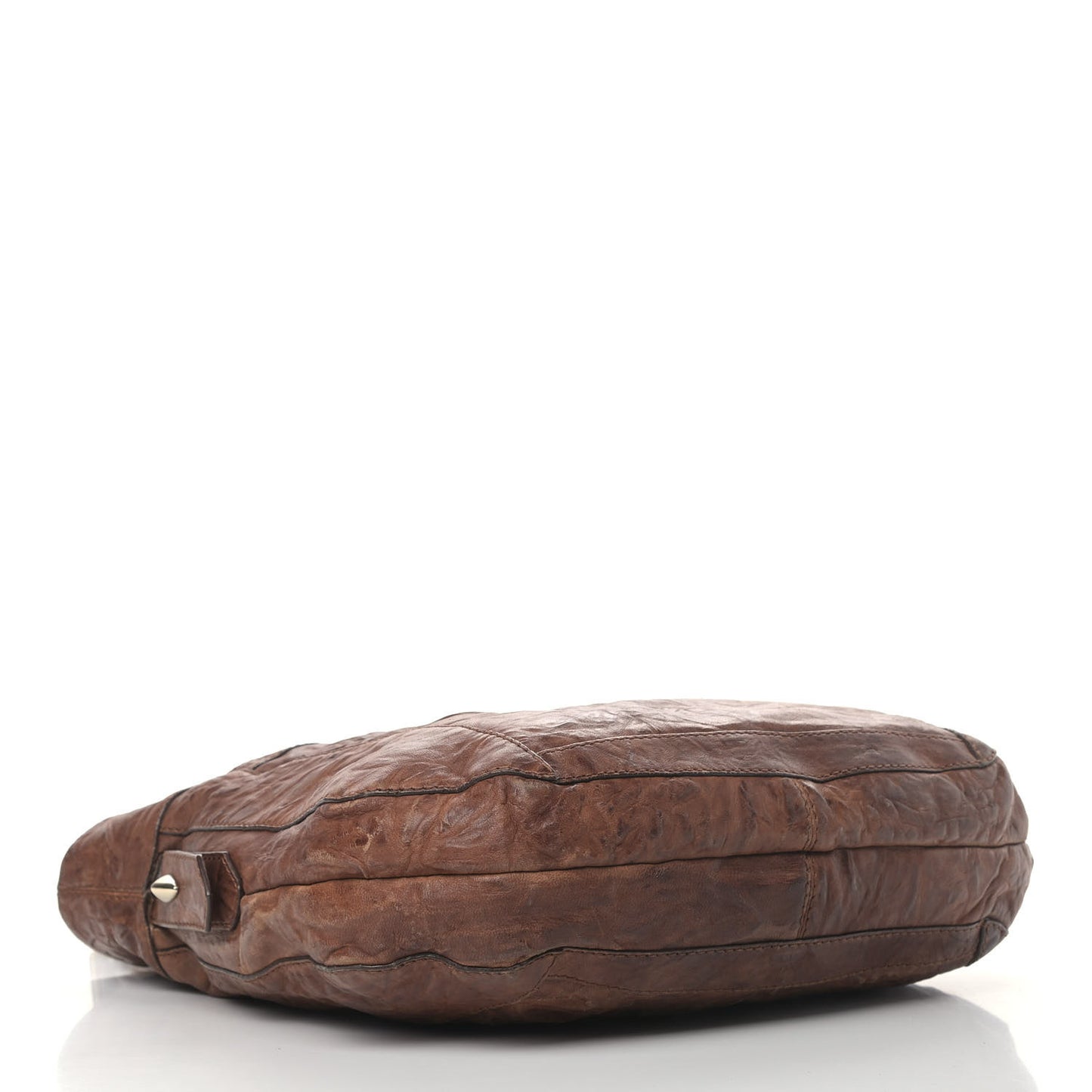 Tumbled Sheepskin Moyen Hobo Brown