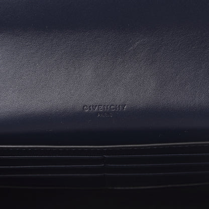 Givenchy Goatskin Edge Chain Wallet Black 6 of 10