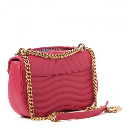 Louis Vuitton Calfskin New Wave Chain MM Rose Freesia 2 of 9