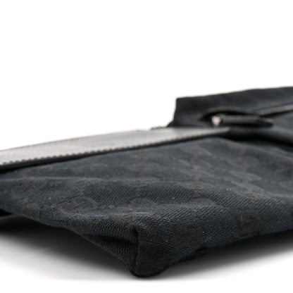 Gucci GG Monogram Double Pocket Belt Bag Black 10 of 13