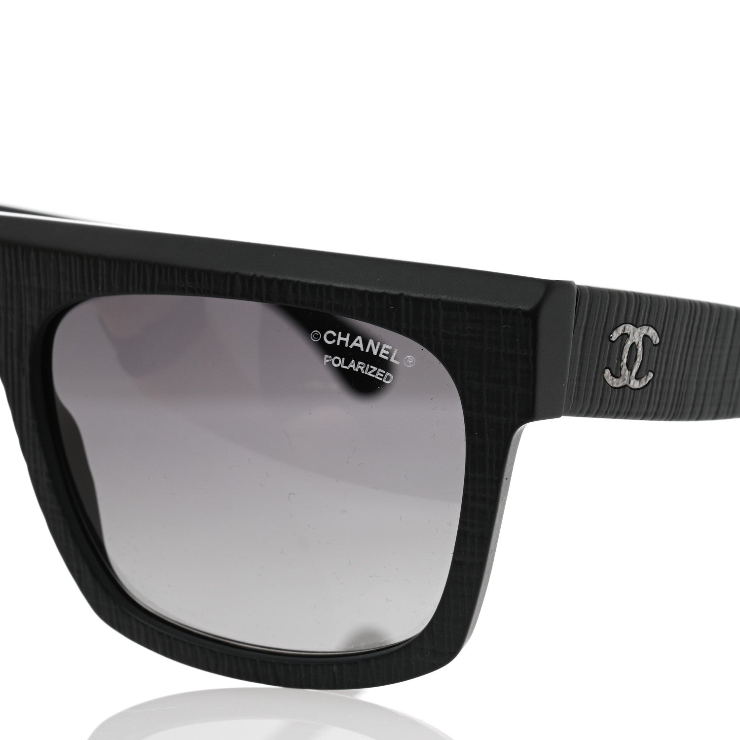 Chanel Polarized CC Sunglasses 5333 Matte Black 7 of 8