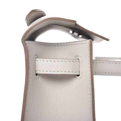 Hermes Swift Kelly Pochette Clutch Gris Perle 22 of 26