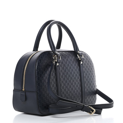 Gucci Microguccissima Medium Crossbody Bag Blue 3 of 10