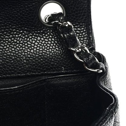 Chanel Caviar Quilted East West Flap Black 8 of 10