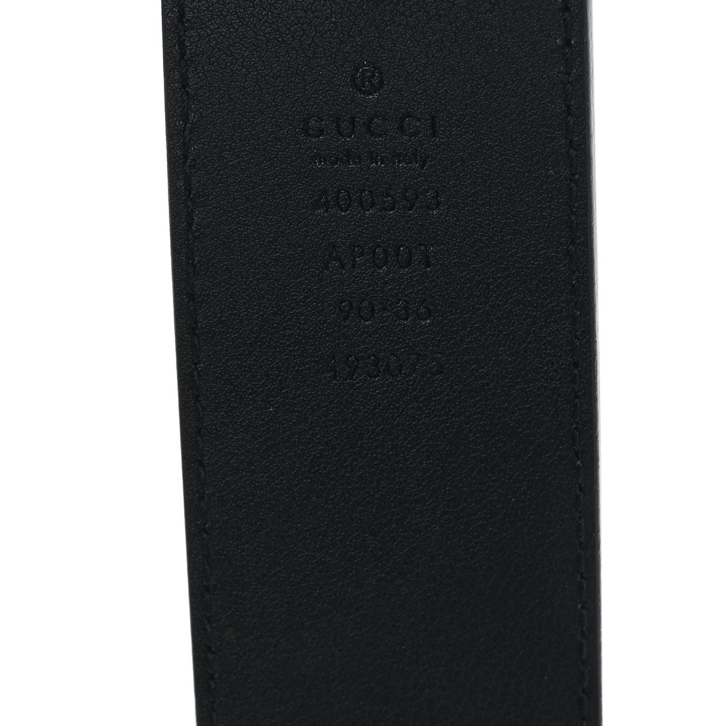 Calfskin Double G 40mm Belt 90 36 Black