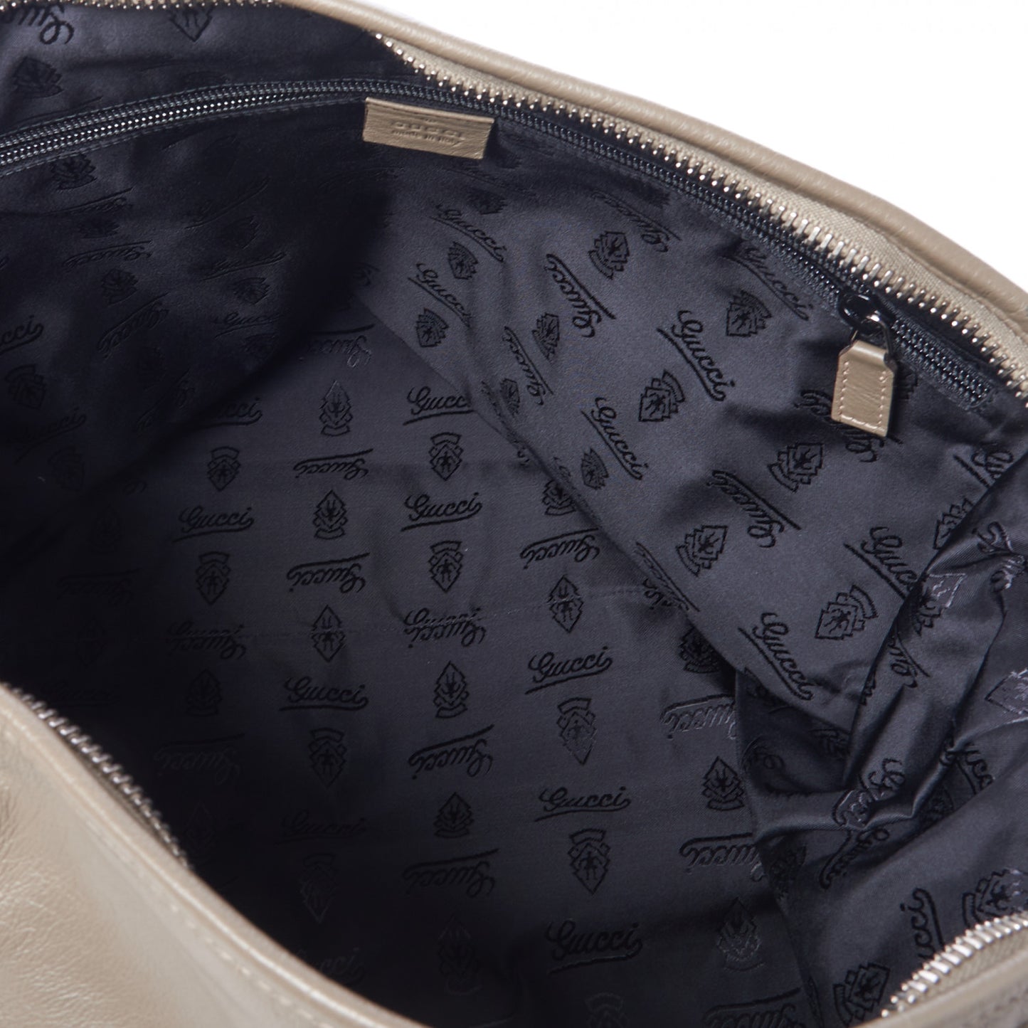 Calfskin Large Messenger Bag Grey