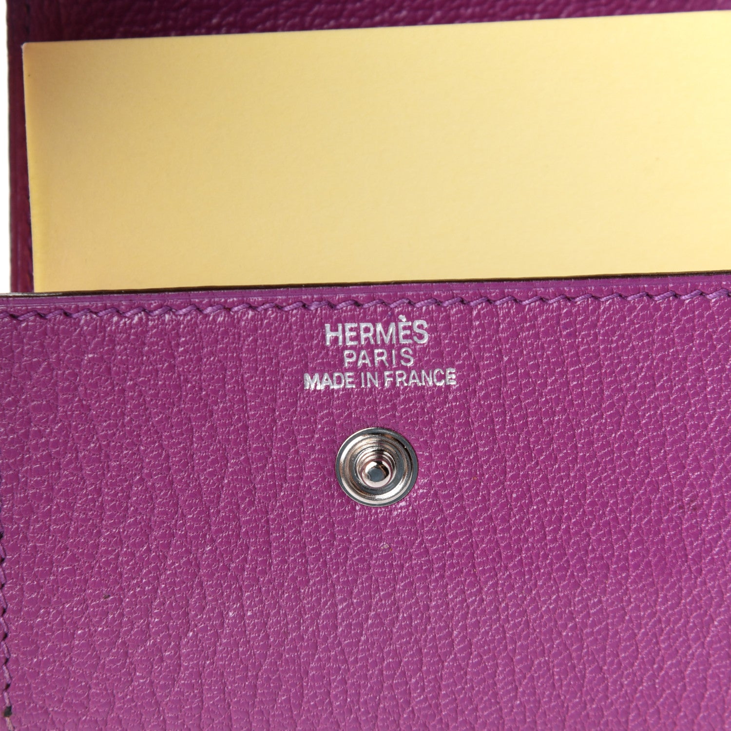 Hermes Chevre Mysore Post It Notepad Holder GM Cyclamen 6 of 7