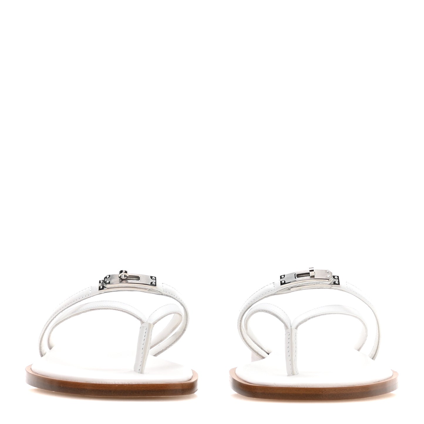 Calfskin Miss Sandals 38 White