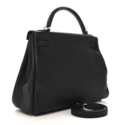 Hermes Togo Kelly Retourne 28 Black 3 of 13