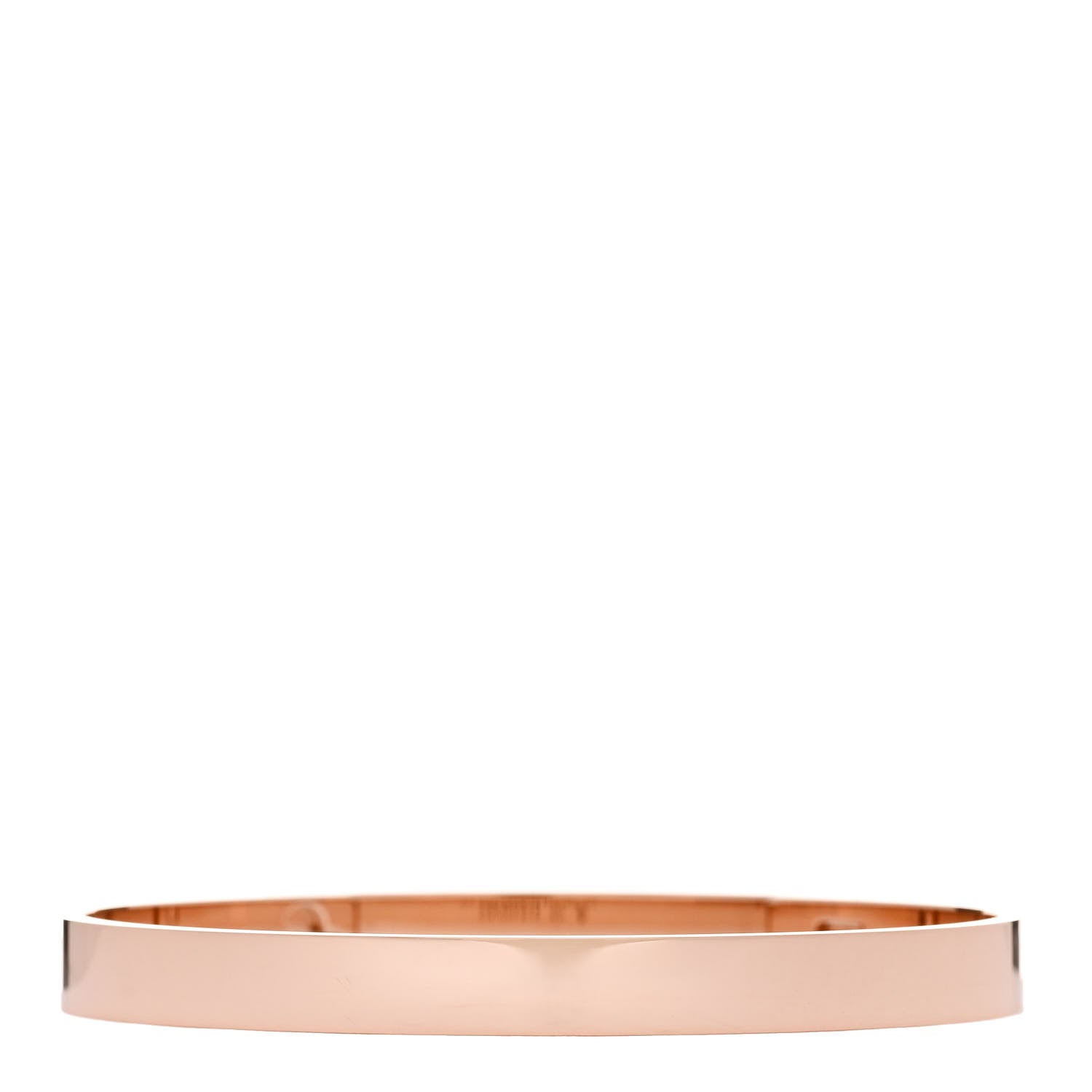 Hermes 18K Rose Gold PM Collier De Chien Bracelet ST 2 of 4