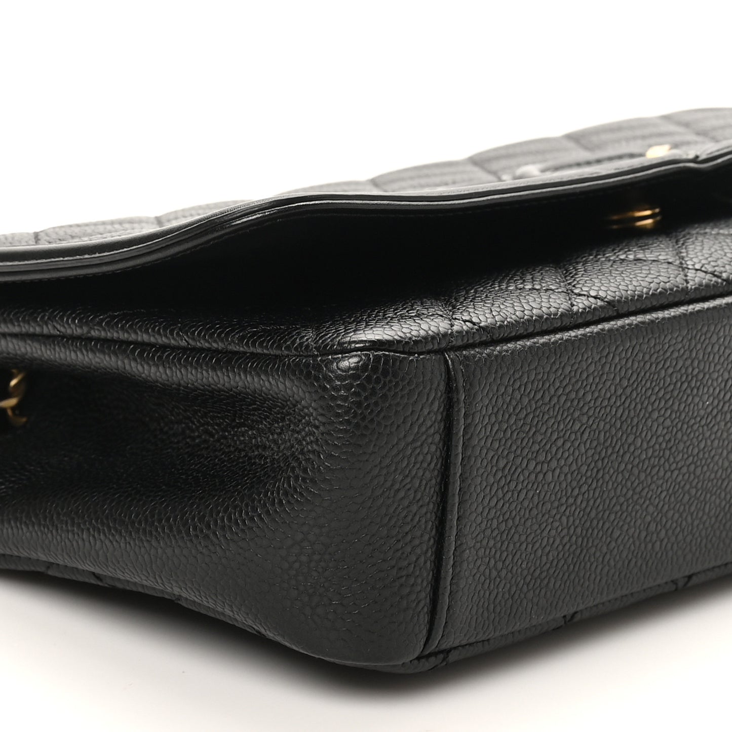 Caviar Quilted Medium CC Filigree Flap Black