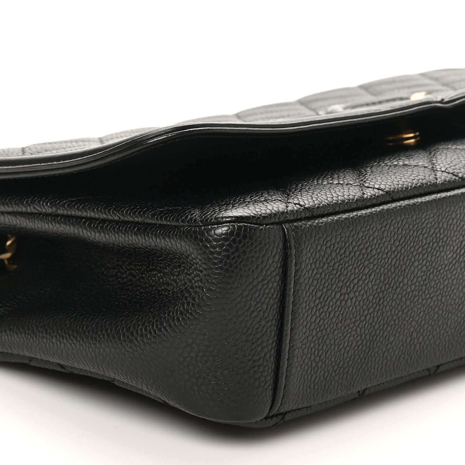 Chanel Caviar Quilted Medium CC Filigree Flap Black 9 of 10