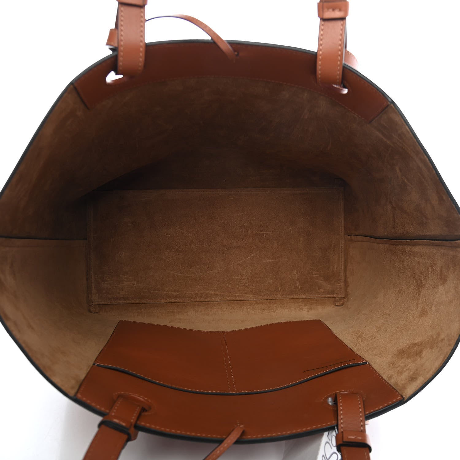 Loewe Smooth Calfskin Small Anagram Tote Tan 4 of 8