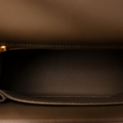 Hermes Epsom Kelly Sellier 25 Etoupe 5 of 13