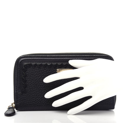 Burberry Grainy Calfskin Zip Around Wallet Black 2 of 8