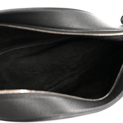 The Row Grained Calfskin Large Slouchy Banana Bag Black 5 of 10