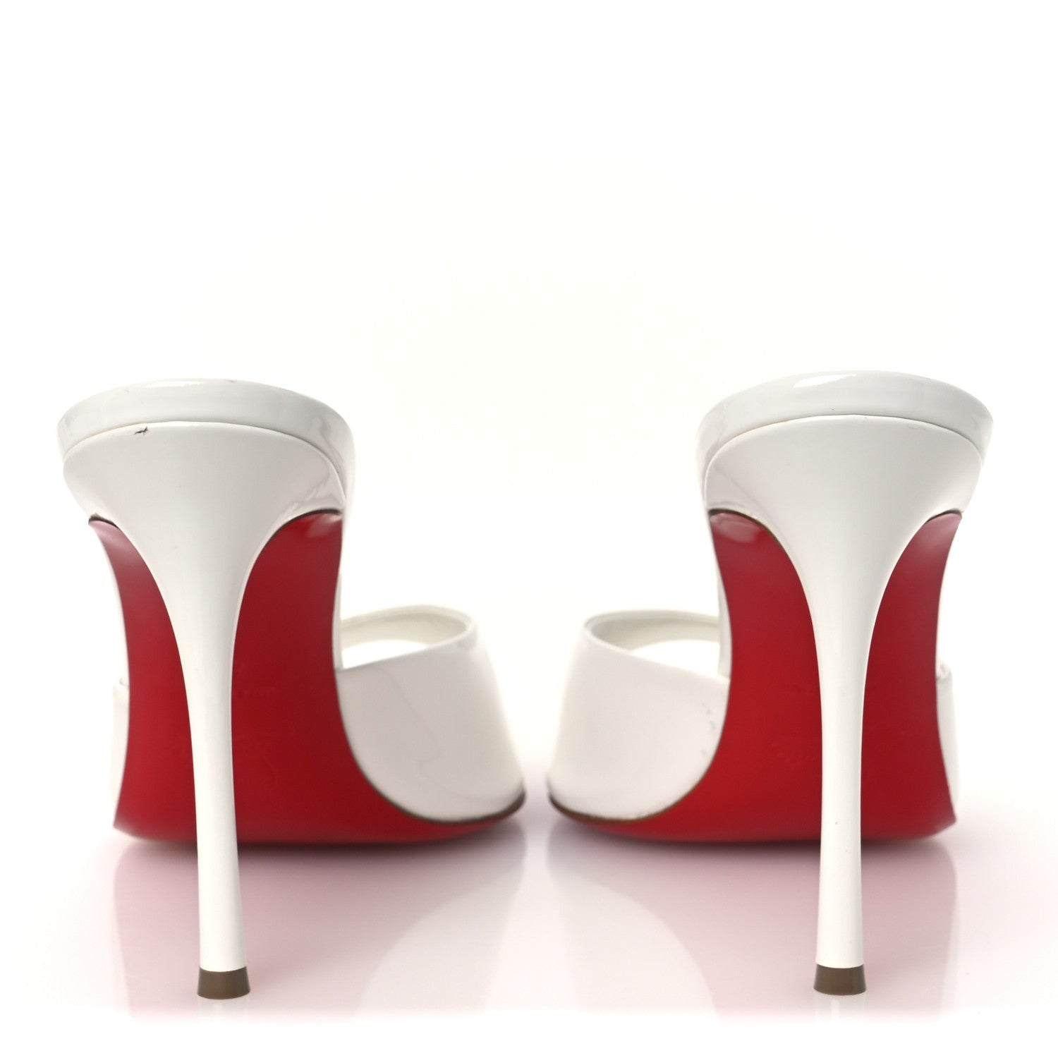 Christian Louboutin Patent Me Dolly 100 Sandals 40 White 6 of 13