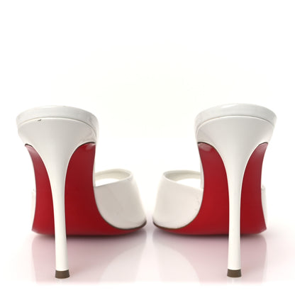 Christian Louboutin Patent Me Dolly 100 Sandals 40 White 6 of 13