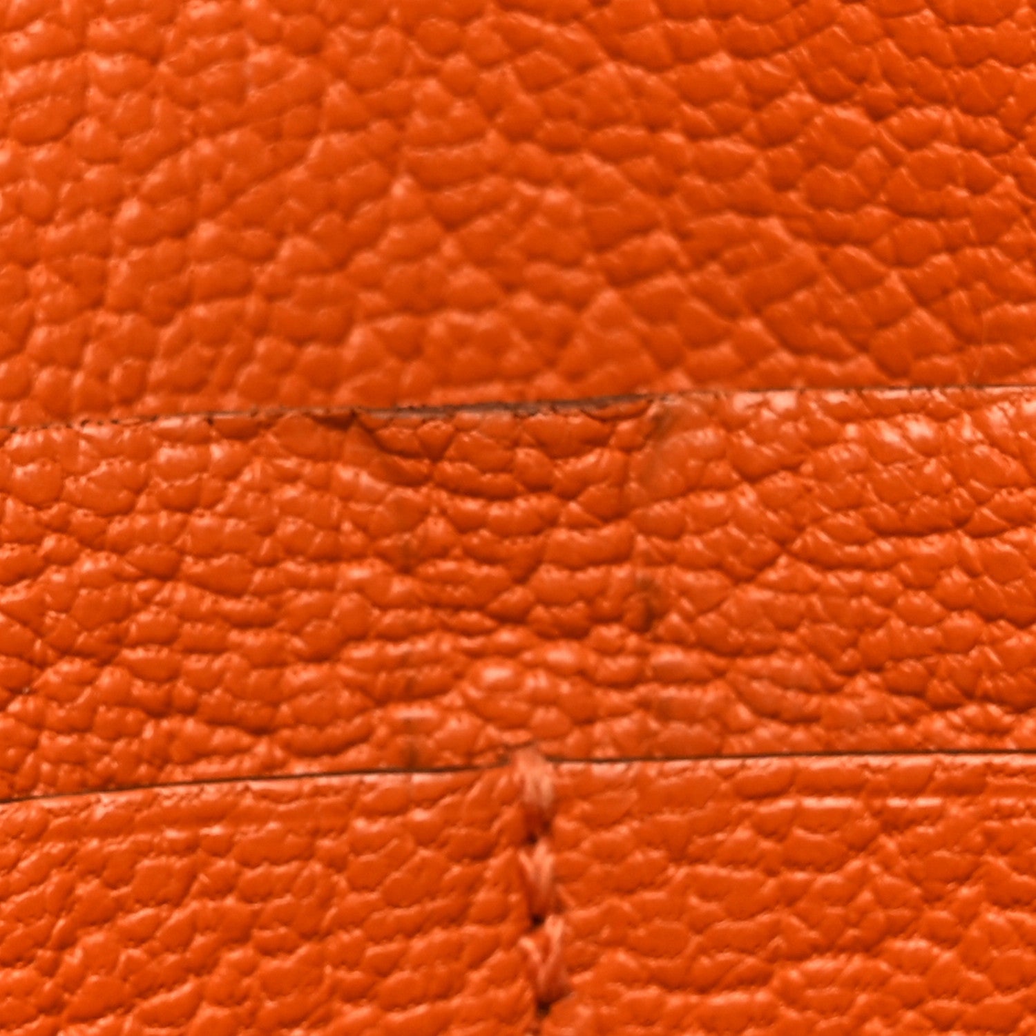 Hermes Chevre Mysore Kelly Longue Wallet Orange 8 of 22