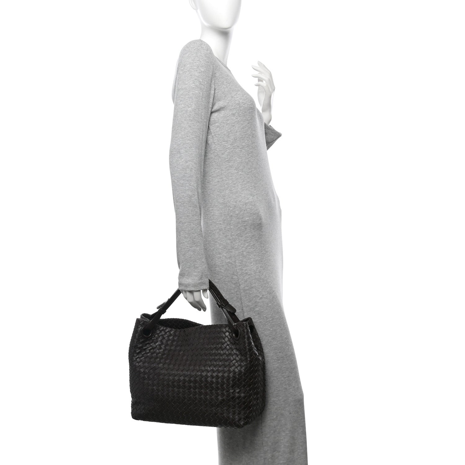 Bottega Veneta Nappa Intrecciato Garda Tote Ebano 2 of 12