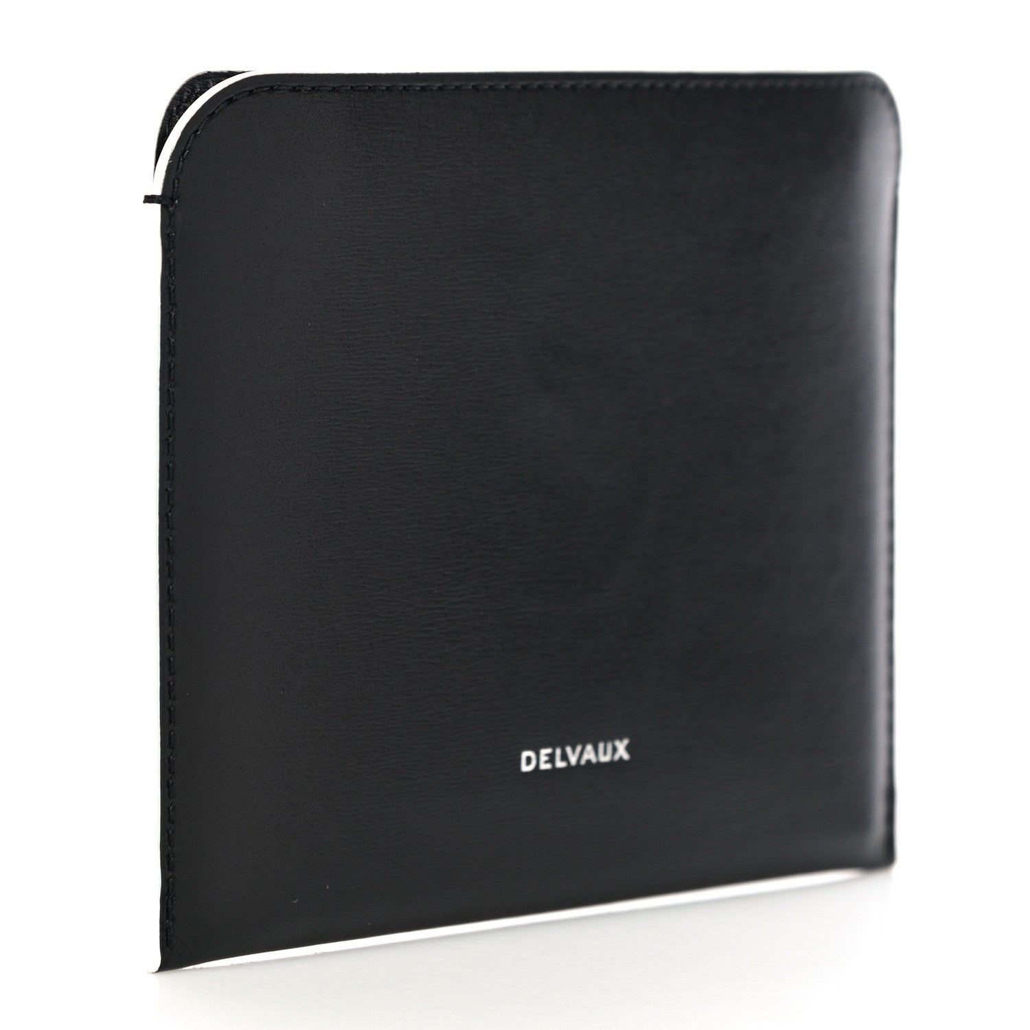 Delvaux Box Calf Bowler Hat Trompe L'œil Multi Wallet Black 3 of 10