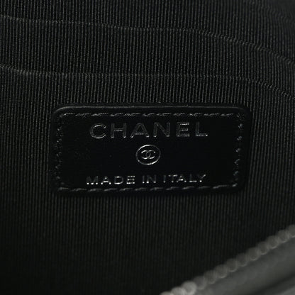 Chanel Aged Calfskin Quilted Small Gabrielle Pouch So Black 6 of 8