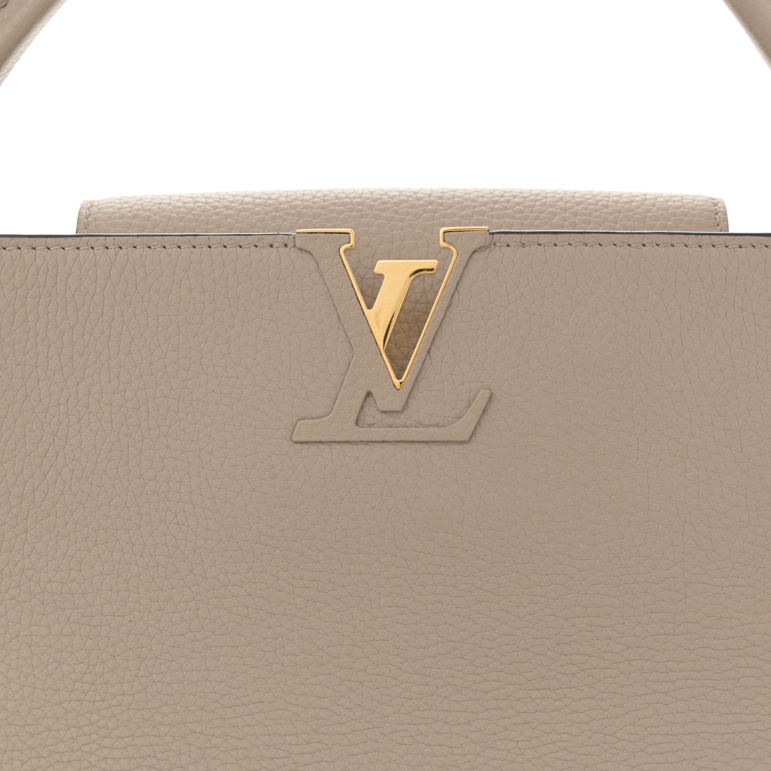 Louis Vuitton Taurillon Capucines MM Galet 7 of 14