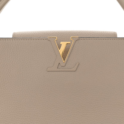 Louis Vuitton Taurillon Capucines MM Galet 7 of 14