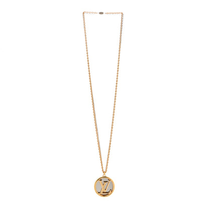 Louis Vuitton Louise Long Necklace Gold 3 of 9