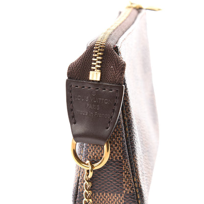 Louis Vuitton Damier Ebene Mini Pochette Accessories 7 of 9