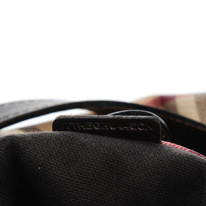Burberry Haymarket Check Small Canterbury Tote Chocolate 8 of 10
