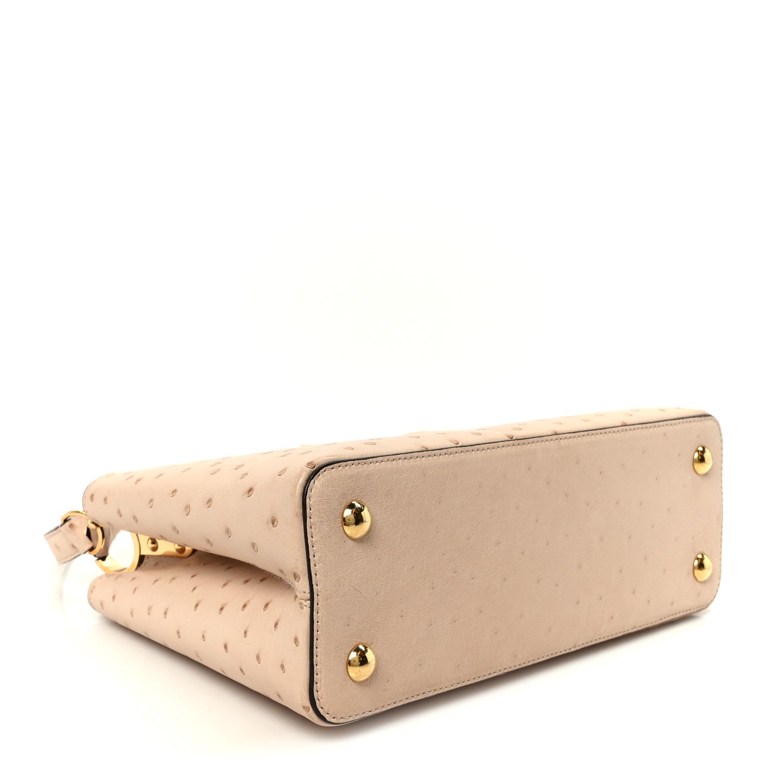 Louis Vuitton Ostrich Capucines PM Rose Champagne 4 of 10