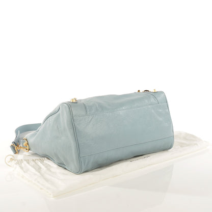 Balenciaga Agneau Giant 12 Gold Hardware Velo Bleu Opaline 4 of 8