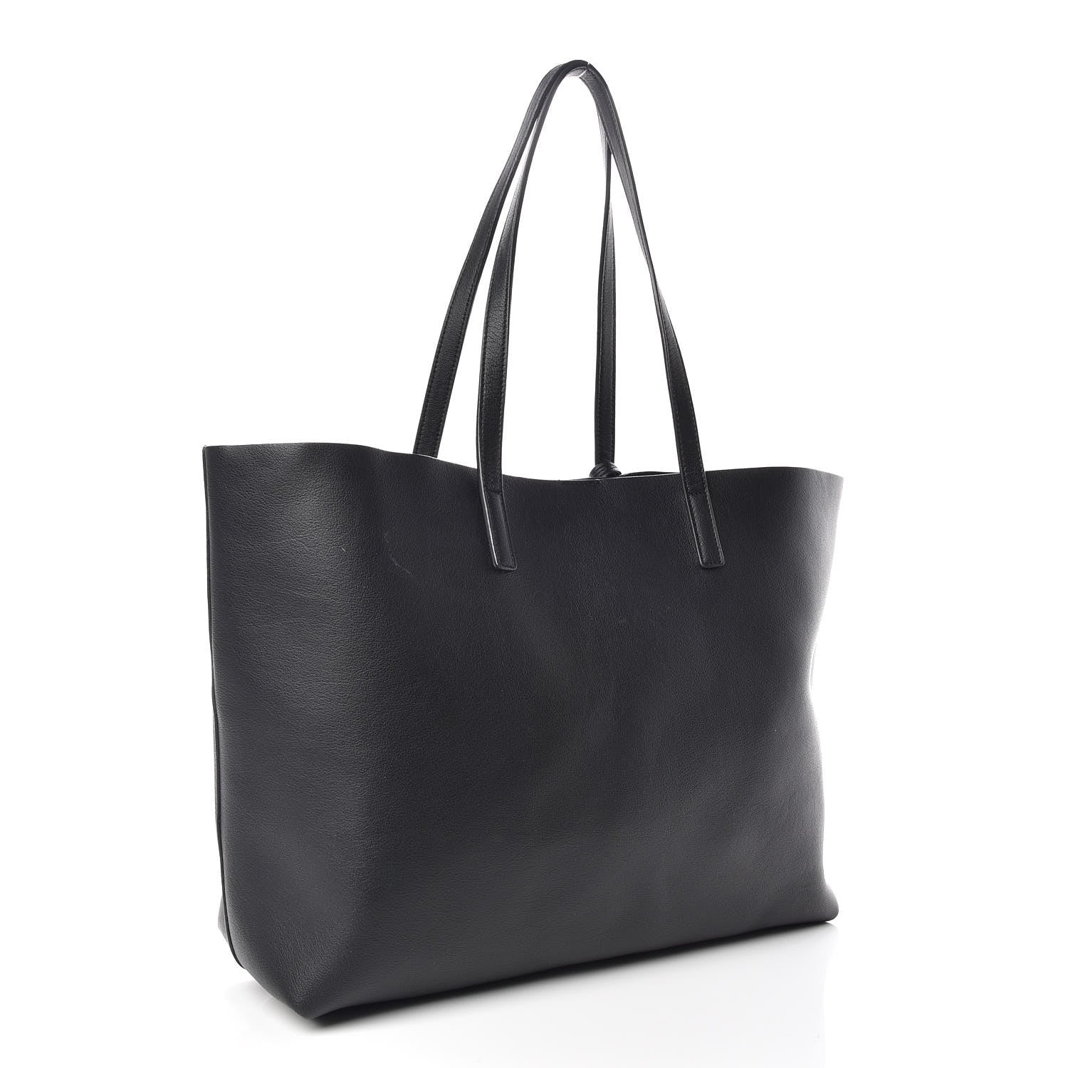 Saint Laurent Calfskin Large Shopping Tote Black 4 of 11