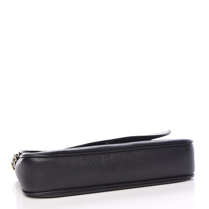 Gucci Pebbled Calfskin Medium Soho Flap Crossbody Black 4 of 11