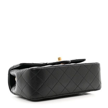 Chanel Caviar Quilted Mini Rectangular Flap Black 4 of 12