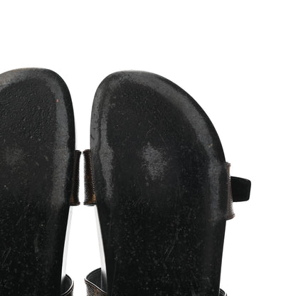 Louis Vuitton Monogram Bom Dia Mule Sandals 42 Black 9 of 13