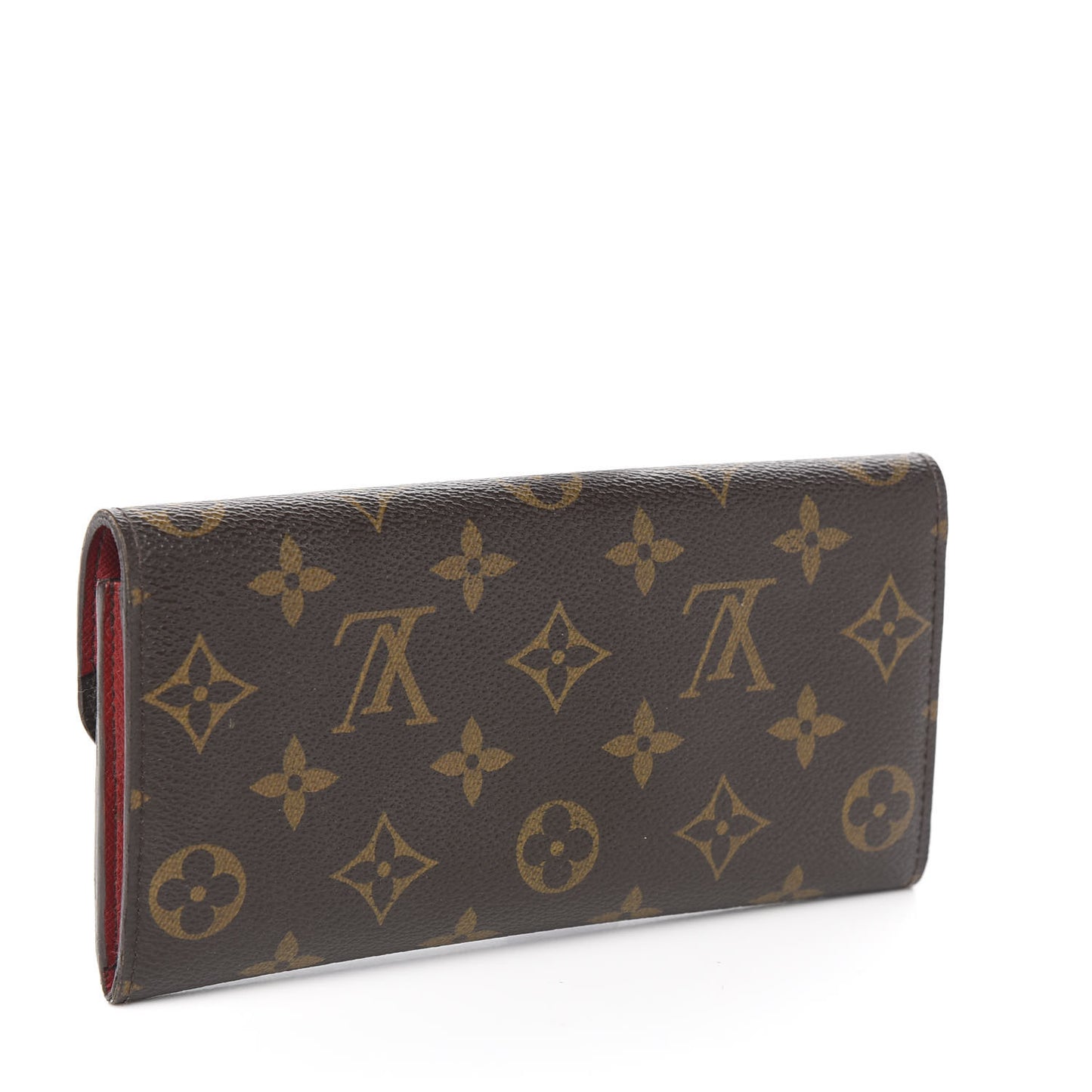Monogram Emilie Wallet Red
