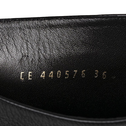Saint Laurent Calfskin Light Studded Grace 105 Boots 36 Black 7 of 9