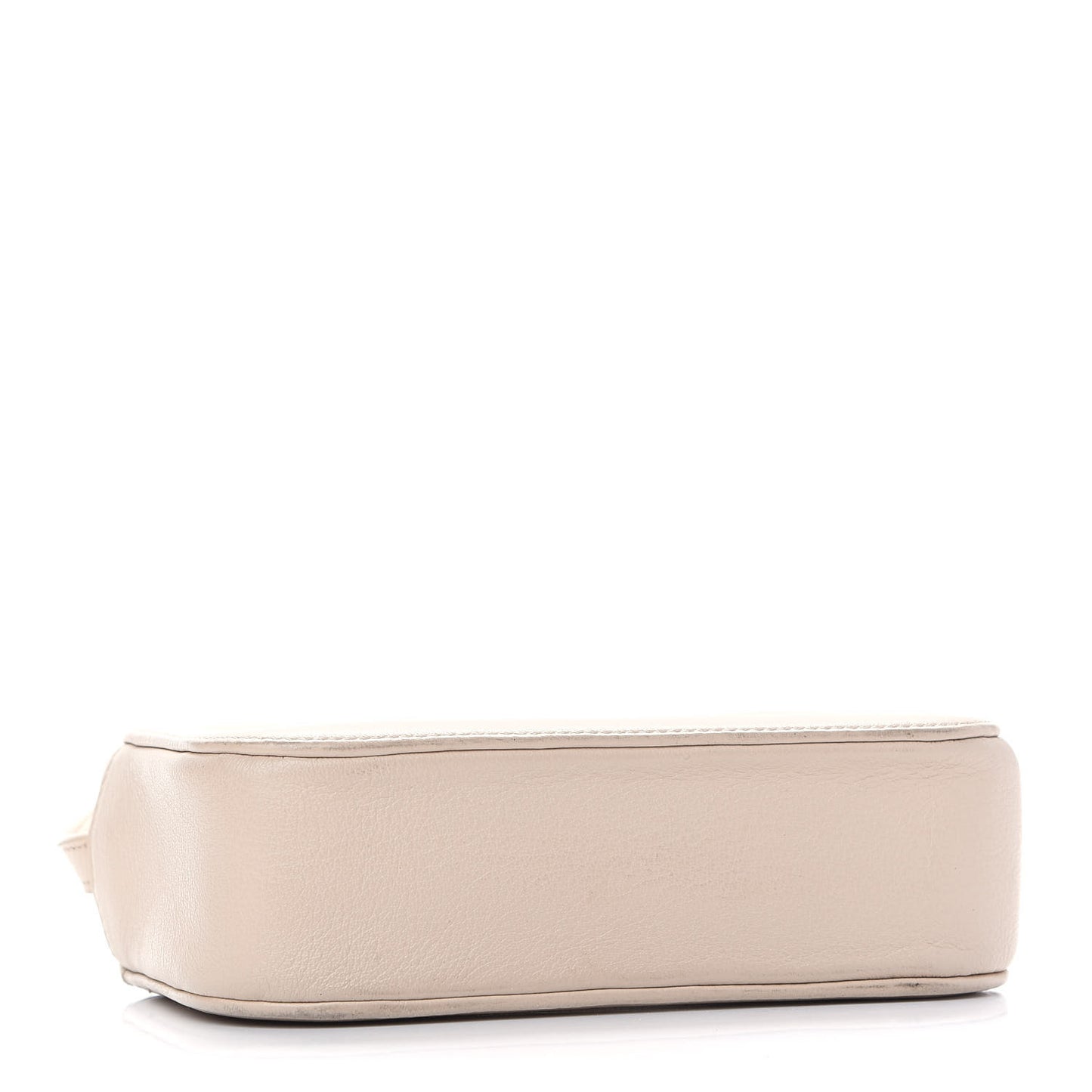 Calfskin Logo XS Everyday Camera Bag Light Beige Black