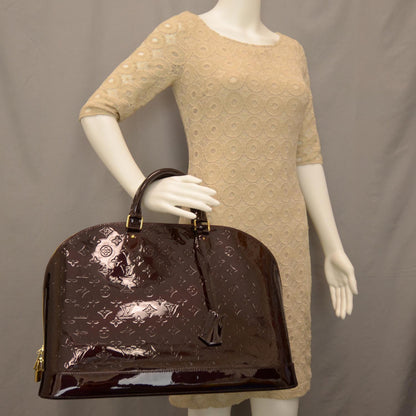 Louis Vuitton Vernis Alma GM Amarante 2 of 8