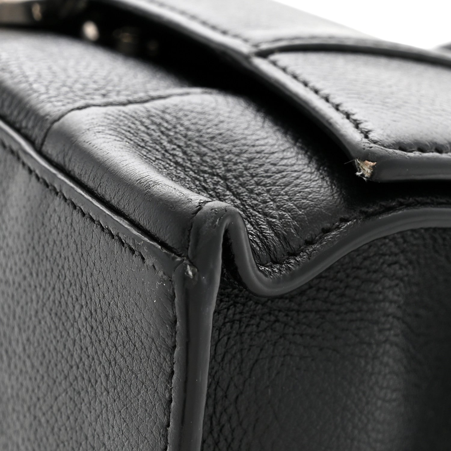 Balenciaga Grained Calfskin Small Hourglass Top Handle Bag Black 15 of 15