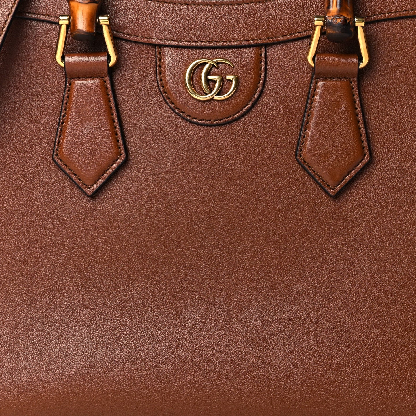 Wonka Grain Calfskin Small Diana Tote Bag Cuir